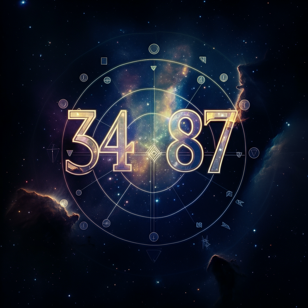 Numerologie 3487 Betekenis ✨