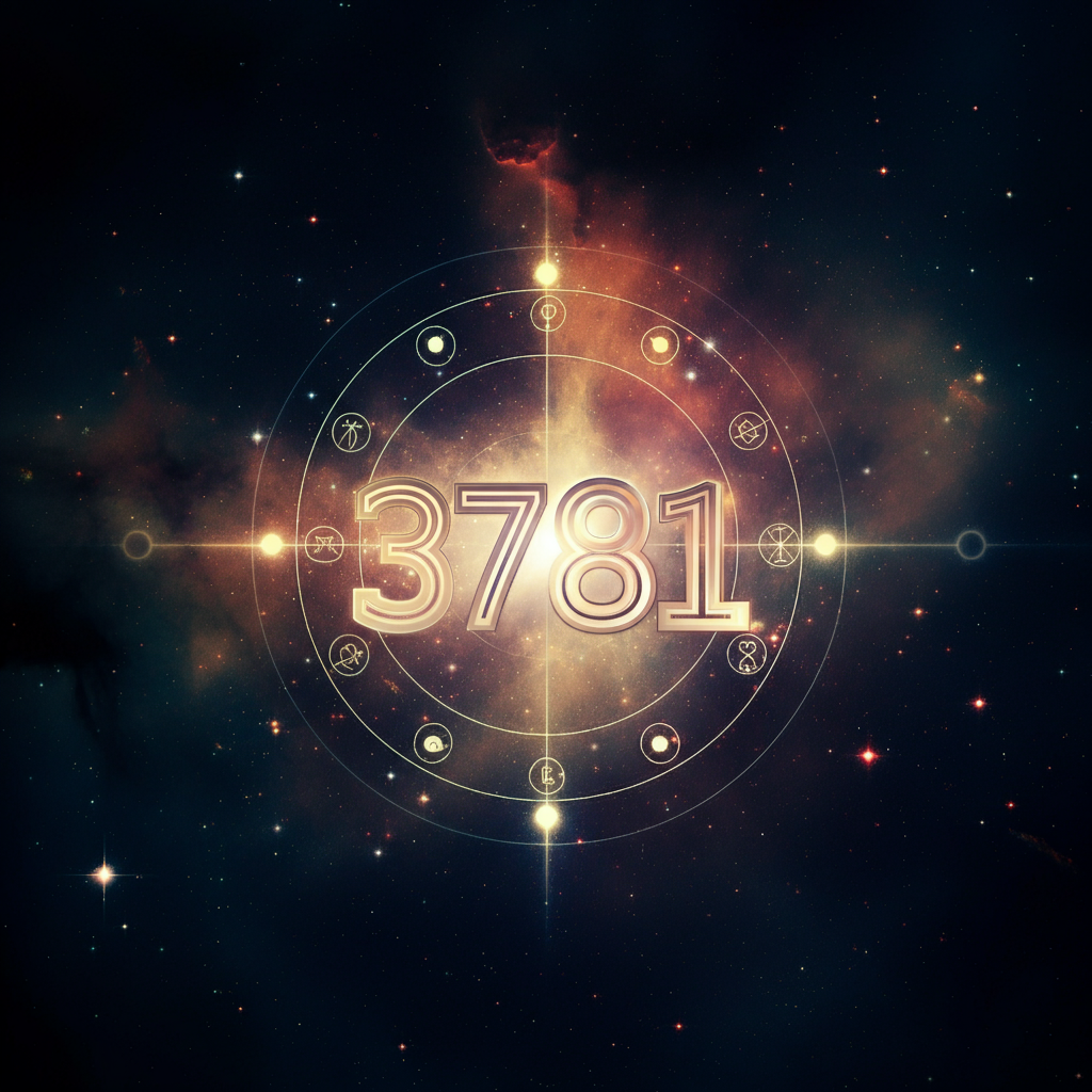 Numerologie 3781 Betekenis ✨