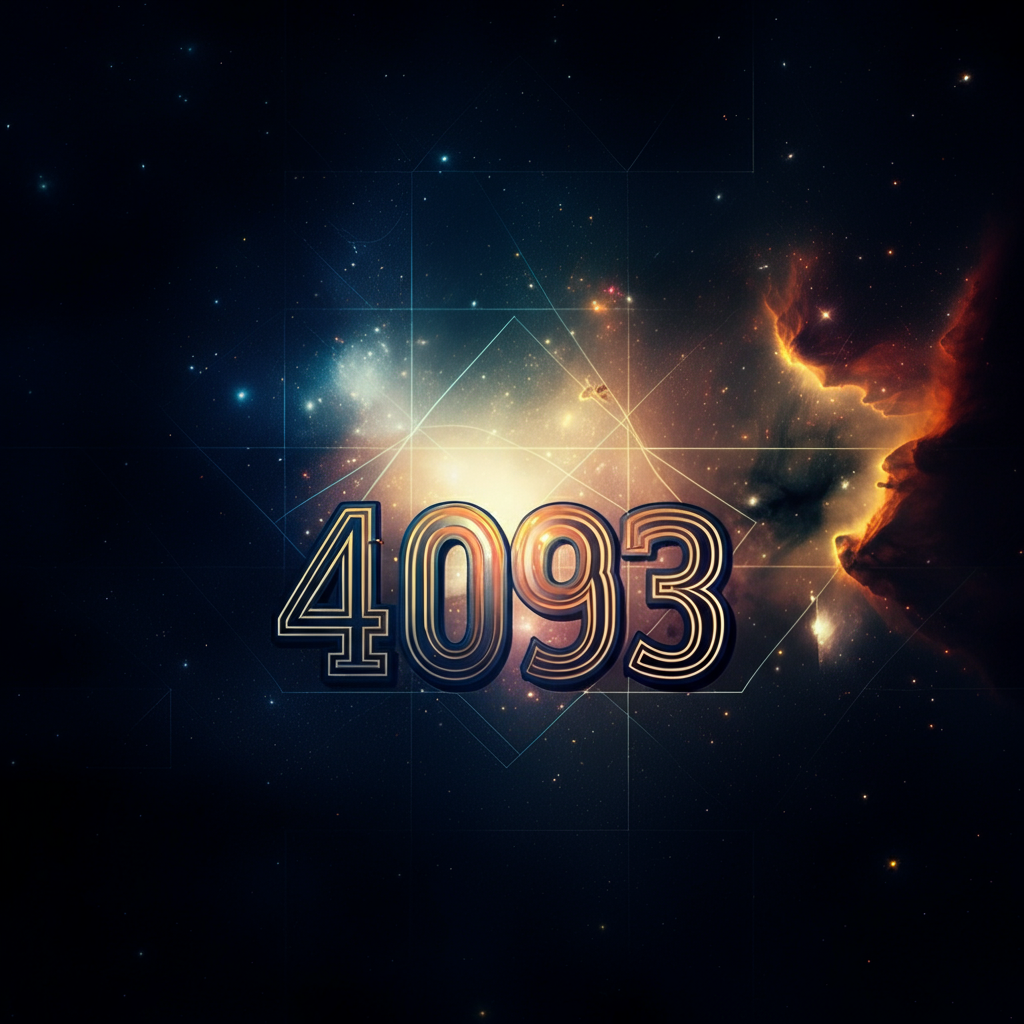 Numerologie 4093 Betekenis ✨