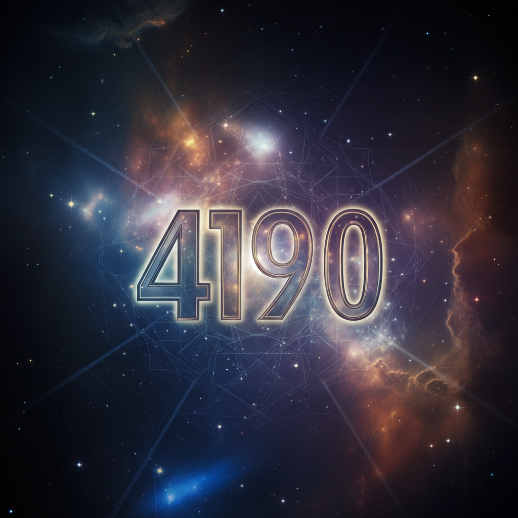 Numerologie 4190 Betekenis ✨
