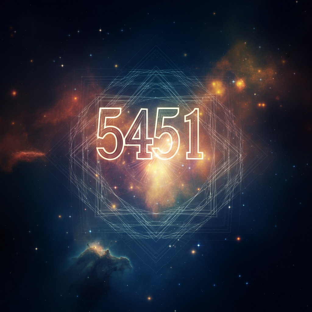 Numerologie 5451 Betekenis ✨